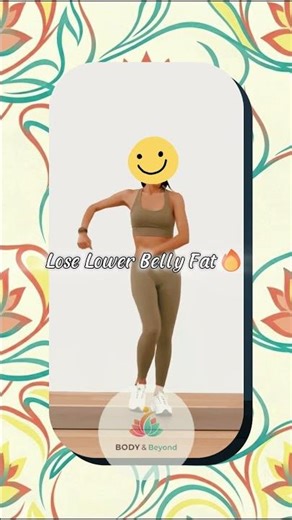 Lose Lower Belly Fat 🔥 Easy Standing Exercise #Shorts