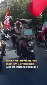 Iranian Motorcyclists Rally in Tehran Against U.S. and Israel | IGR | India Global Review