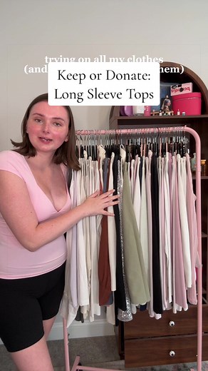 Long Sleeve Plain T-Shirts: Keep or Donate? Closet Declutter Guide