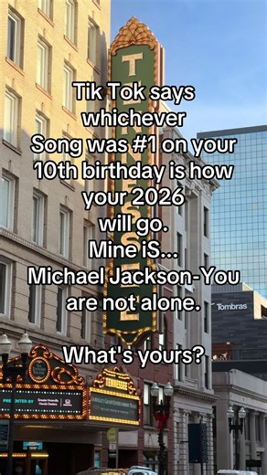 TikTok says whichever Song was #1 on your 10th birthday is how your 2026 will go.... what's yours? Comment yours below. #2026 #newyear #themesong #michaeljackson