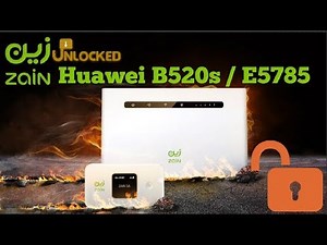 Free Unlock Zain B520s-93a LTE Cat6 Router