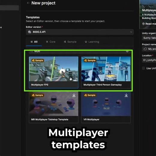 New Unity 6 Multiplayer Templates You Should Know About