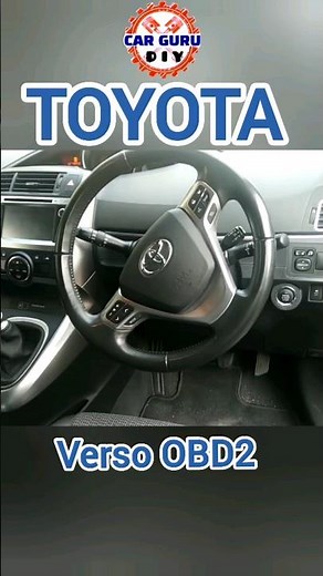 TOYOTA Verso OBD2 #CarGuruDIY
