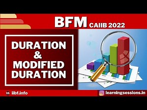 CAIIB BFM FREE LIVE CLASS | DURATION AND MODIFIED DURATION | IMPORTANT CONCEPTS | CAIIB EXAM 2022