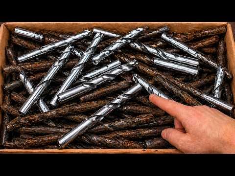 The Best Way To Sharpen A Drill Bit Just 1 Minute! The Secret Of A 60-Year-Old Farmer!