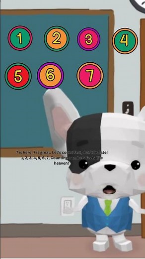 Number 7 Song for Kids | Fun Counting Song #kidssongs #educationalvideosfortoddlers