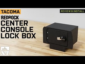 2005-2015 Tacoma RedRock Center Console Lock Box Review & Install