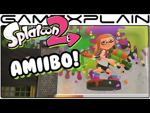 Scanning amiibo in Splatoon 2 (Nintendo Switch)