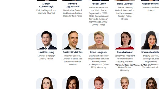 Taiwan Foreign Minister Lin Chia-lung to Speak At Warsaw Security Forum