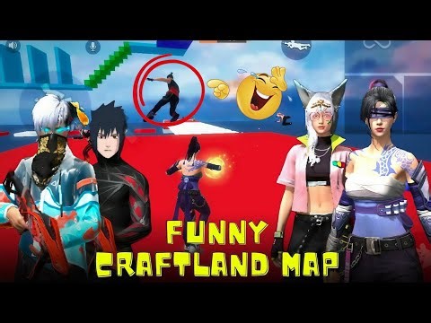 🤣 FUNNY Free Fire Craftland Map – The Most Hilarious Map Ever! 😂🔥