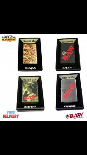 Check out our new RAW official Zippos https://willybanjo.com/product/raw-official-zippo-lighters/ Instore and online #rawlife #RAW #lighters | Willy Banjo | Facebook