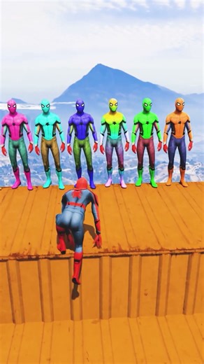 GTA 5 Epic Water Ragdolls Spiderman Jump/Fails Ep 28 #shorts