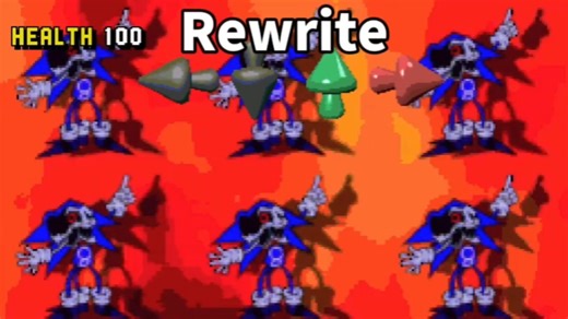 阴间...FNF超优质阴间模组——Rewrite Story Mode（故事模式）Trinity 一首曲目 全流程