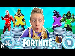 1 Elimination = 1,000 VBucks Challenge in FORTNITE (Becket gets Rich!) K-CITY GAMING