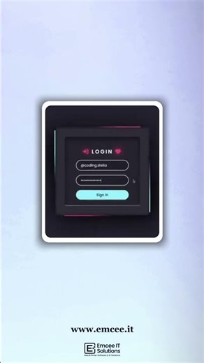 Animated Login Form Design for Websites