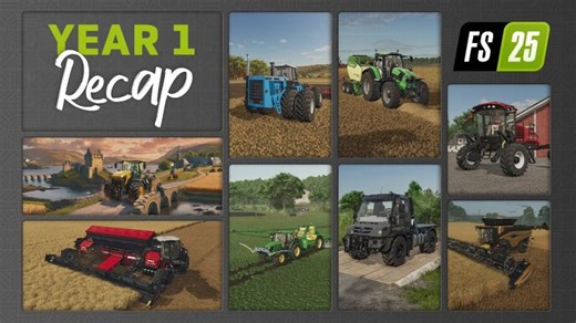 FS25 Year 1 Recap – All Packs, Maps Updates 🚜 | Scythgames