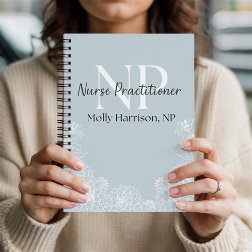 Personalized Nurse Practitioner Notebook | Gift for Nurse Practitioner | NP Gift - Etsy