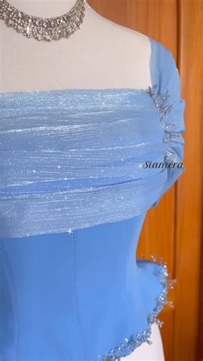 𝑆𝑖𝑎𝑚𝑒́𝑟𝑎 𝑏𝑦 𝑆𝑖𝑎𝑚𝑒́ on Instagram: "So blue so beautiful and sparkly✨ Perfect for your Mekhla or Puan ✔️ Made for a client ✨ @siamera.label Dm us for Custom Orders 🥰 Shipping Worldwide #custommade #handmadecouture #couture #corset #explorepage #ootd #fyp #explore #mizoreels #sunday #mekhlatop #northeast"