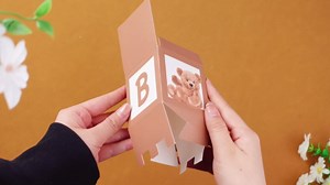 20 Pcs 4 Sets Bear Boxes with Letters for Baby Shower Brown Bear Baby Shower Centerpieces for Gender Reveal Birthday Party Table Decorations