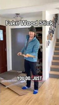 I bought a fake wood stick. #hockey