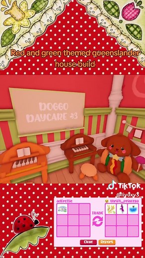 Build a Red and Green Themed Queenslander House in Adopt Me