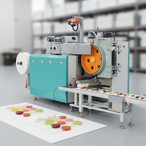 [Hot Item] Custom Paper Stick Craft Stick Pointy Stick Round Paper Stick with Customized Logo Paper Lollipop Popsicle Sticks Making Machine