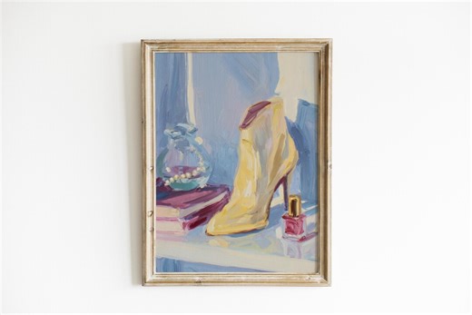 Girly Closet Print | Blue Printable Wall Art | Teen Girl Room Decor | 5x7, 8x10, 9x12, 11x14, 16x20, 18x24, 24x36, ISO A2 JPG Files - Etsy