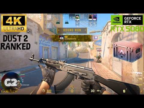 Counter Strike 2 | RTX 5080 | Ultra Settings 4K Gameplay (No Commentary) Dust2