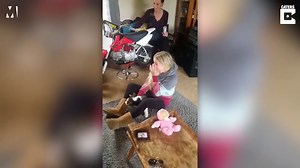 Bride freaks out after getting a Corgi puppy as a wedding surprise