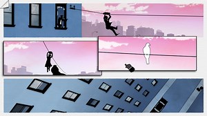 A Panel Shaped Screen: screen shaped panels and games that play like comics