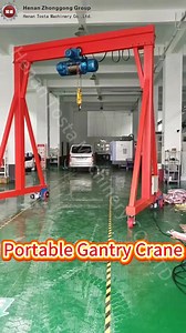 1.2K views |  Portable gantry crane 0-10t | Fast delivery in 10-15...