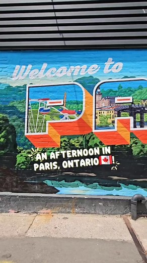 Come spend the afternoon in downtown Paris! If you're craving cozy small-town magic and riverside charm, here's how to spend a dreamy few hours in one of the prettiest little towns in Canada from @snazzy_sheena 💛 📍 Stop 1: Lions Club of Paris Park Start by the river—tall trees, fresh air, and that peaceful kind of quiet you didn’t know you needed. Take a moment, breathe it all in. 🚶‍♀️ Stop 2: Distillery Lane Trailhead Right from the park, follow this scenic little trail that feels straight o