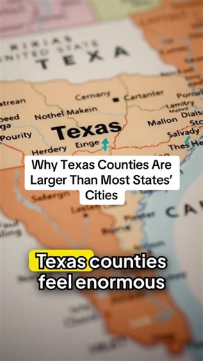 Why Texas Counties Are Larger Than Most States’ Cities Texas counties Texas government Texas geography Texas history Brewster County Texas land Texas administration #TexasUncovered #TexasFacts #TexasHistory #TexasGeography #TexasLife