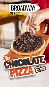 Did we just crash the pizza party with a sweet twist? Guilty as charged!  Meet the life of the party: Chocolate Pizza for just Rs. 499/- Because we know that 'meetha' craving hits after every pizza party Do try it today. Visit: www.broadwaypizza.com.pk ⁠ Or through our Super Fast Ordering App: Google Play: https://app.broadwaypizza.pk/googleplay Appstore: https://app.broadwaypizza.pk/AppStore #Broadwaypizza #Chocolate #Pizza #Sweet #Kids #New #Pizza | Broadway Pizza | Facebook
