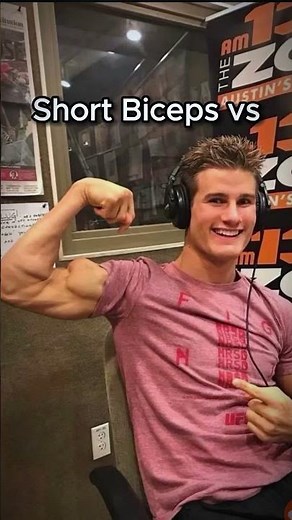 Short Biceps vs Long Biceps 💪🏻 #bodybuilding #fitness #gym #shortsvideos