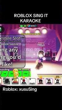 Roblox sing it karaoke! #roblox #cover #robloxshorts #robloxsinging #robloxartist #robloxedits