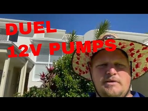 Duel 12v Soft wash system- we put 2 pumps on a 12v soft wash setup