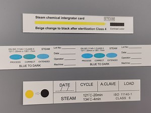 [Hot Item] Autoclave Steam Sterilization Chemical Indicator Strip Cards for Class 4