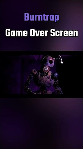 Burntrap | Animated Death Screen #fnaf #fivenightsatfreddys #fnafanimation