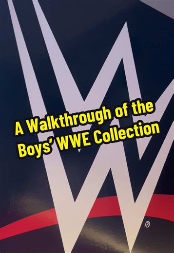 WWE Room Tour: My Son's Impressive Collection