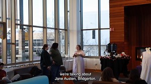 15 reactions | BACK IN TIME: Jane Austen and Bridgerton were popular subjects at the Edward S. Wolak Library Learning Commons' Regency Night which featured period dress, festive decorations and delicious snacks. | Southern New Hampshire University - On Campus | Facebook