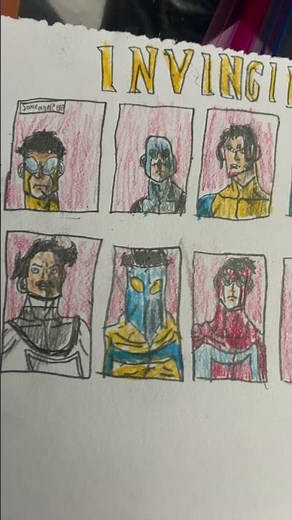 Day 2 of drawing invincible variants #invincible
