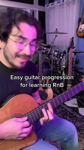 7K views · 65 reactions | here’s a simple RnB progression to learn if you’re just starting out #rnbguitar #neosoulguitar #guitarlesson #guitartutorial #guitarteacher #guitarchords #guitartok #guitarist #rnb #fblifestyle | Gabeflow | Facebook
