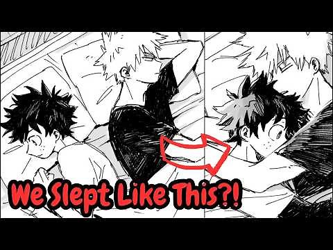 Bakudeku - We Had to Share ONE BED?! 🛏️💚 [English Comic Dub]