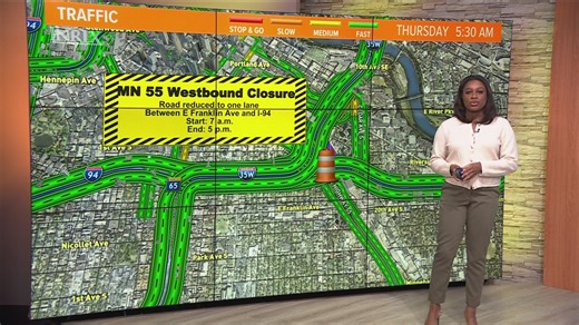 Bridge construction closes part of Highway 55 in Minneapolis