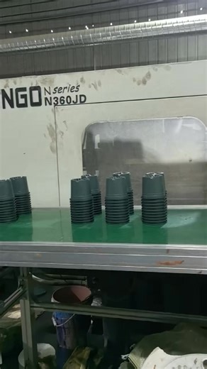 9.1K views · 75 reactions | Ongo 360t High speed machine:USD18500/set Servo motor system. Professional produce thin wall box. Flowerpot . Knife and fork. Excellent quality,lowest price on sell Guaranteed by Alibaba: https://zhanfujixie.m.en.alibaba.com Wechat ID:used_china Whatsapp:+86 139 6784 9282 | Second Hand- Used Plastic Injection Molding Machine Globle Union | Facebook
