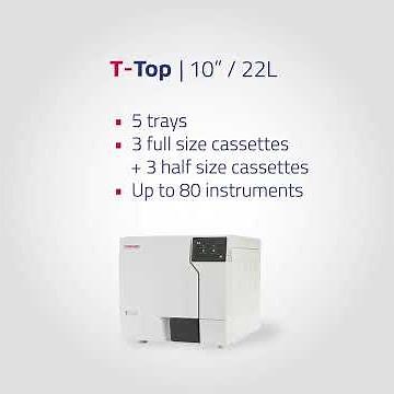 Prestige Medical T-Top Autoclave product overview