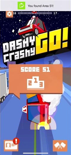 Dashy Crashy Go! - I unlocked the UFO!!! #gaming #casualgaming #videogames #video #shortsyoutube