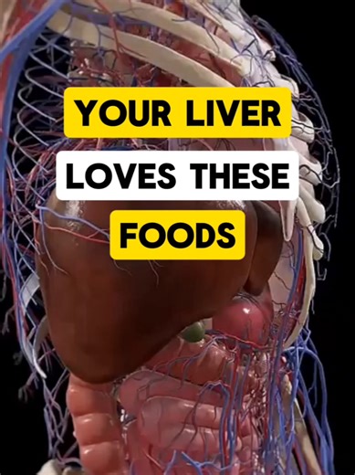 🥦 Top 3 Foods for a Healthy Liver #liver #tiktokviral