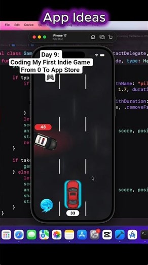 Day 9: Coding My First Indie Game From 0 To App Store 🚗🚀
